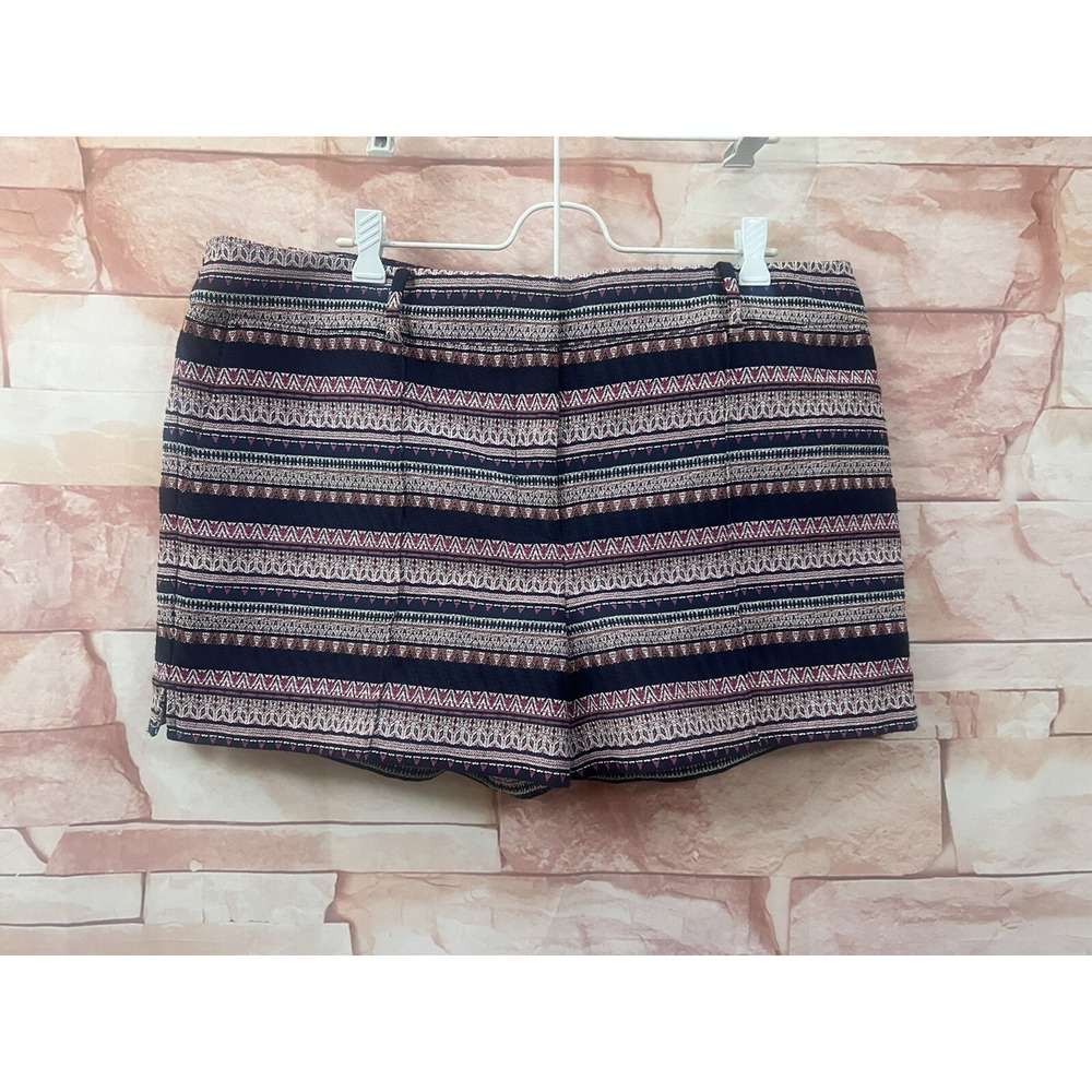 Ann Taylor Loft The Riviera short Aztec Print multicolored Petite 16 NWT $59